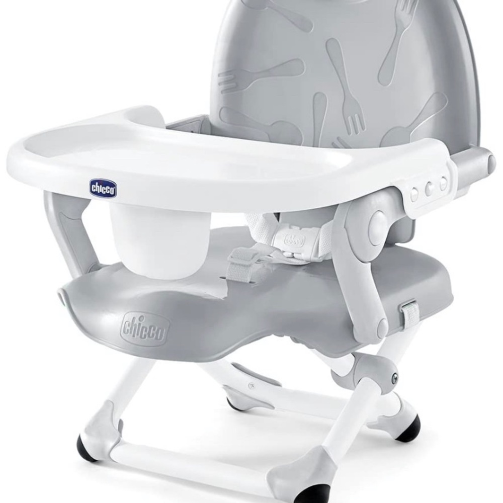 Chicco– Asiento elevador para niños, gris